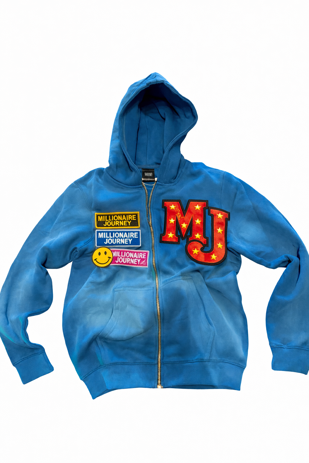 MJ Varsity Patch Zip Hoodie – Earned Not Given Edition