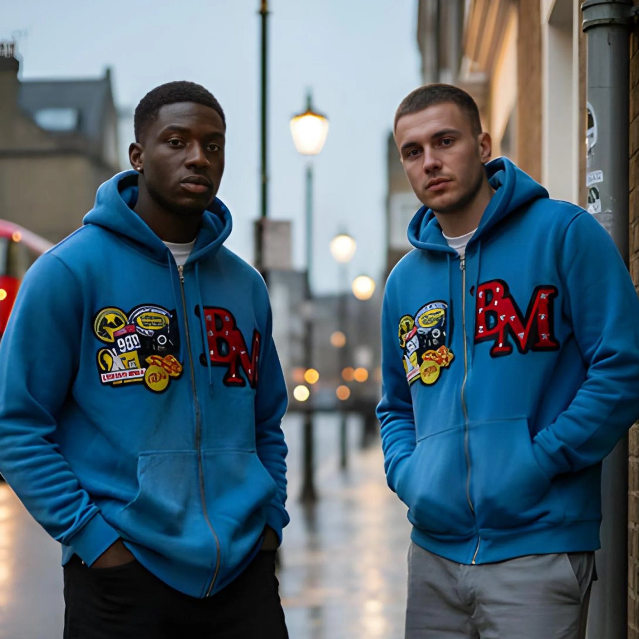 BM Varsity Patch Zip Hoodie – Earned Not Given Edition