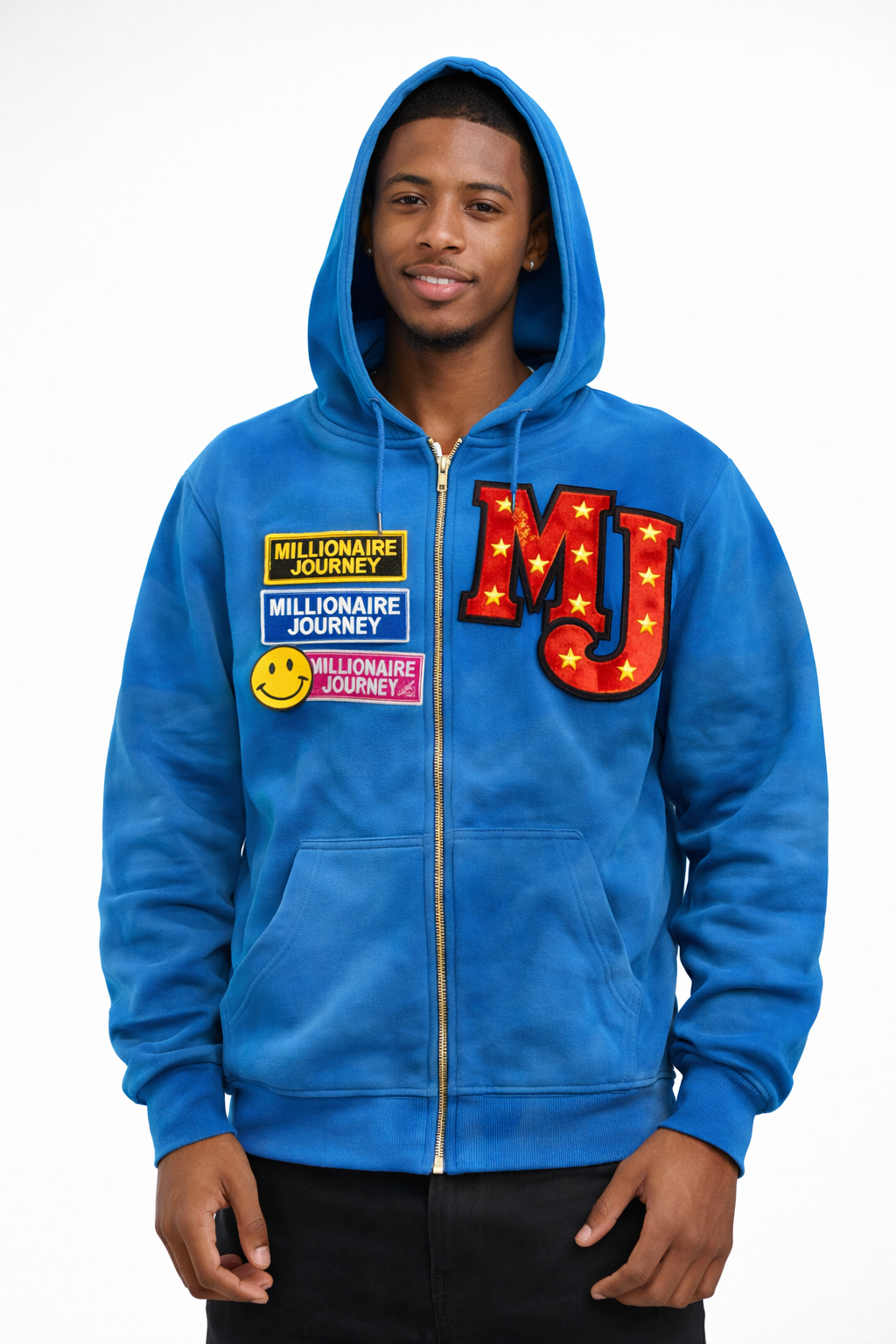 MJ Varsity Patch Zip Hoodie – Earned Not Given Edition